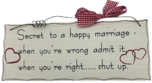 Secret to a happy marriage (P/SH29)