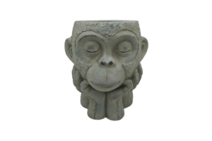 Monkey Face Pot Large (P/CH27)